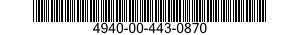 4940-00-443-0870  4940004430870 004430870