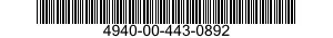 4940-00-443-0892  4940004430892 004430892