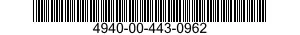 4940-00-443-0962  4940004430962 004430962