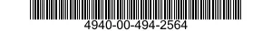 4940-00-494-2564 CLEANER,PRESSURE,SOLVENT-WATER 4940004942564 004942564