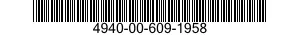 4940-00-609-1958  4940006091958 006091958
