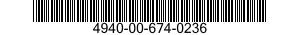 4940-00-674-0236  4940006740236 006740236