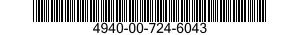 4940-00-724-6043  4940007246043 007246043