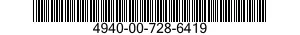 4940-00-728-6419  4940007286419 007286419
