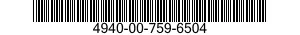 4940-00-759-6504  4940007596504 007596504