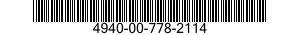 4940-00-778-2114  4940007782114 007782114
