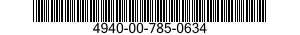 4940-00-785-0634  4940007850634 007850634