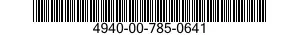 4940-00-785-0641  4940007850641 007850641