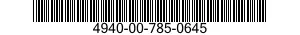 4940-00-785-0645  4940007850645 007850645