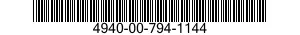 4940-00-794-1144  4940007941144 007941144
