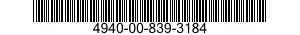4940-00-839-3184 ADAPTER,MECHANICAL TEST 4940008393184 008393184