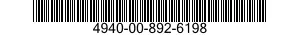 4940-00-892-6198 ELECTRONIC SHOP,SEMITRAILER MOUNTED 4940008926198 008926198