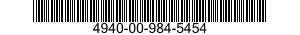4940-00-984-5454  4940009845454 009845454