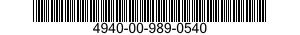 4940-00-989-0540  4940009890540 009890540