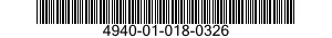 4940-01-018-0326 PLATE,MONORAIL MACHINE 4940010180326 010180326