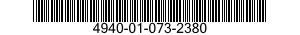 4940-01-073-2380 BLAST CLEANING MACHINE 4940010732380 010732380