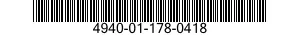 4940-01-178-0418  4940011780418 011780418