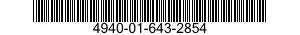 4940-01-643-2854 ENCLOSURE,ELECTROMAGNETIC SHIELDING 4940016432854 016432854