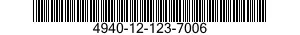 4940-12-123-7006  4940121237006 121237006