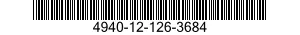 4940-12-126-3684 SHOP EQUIPMENT,UTILITY 4940121263684 121263684