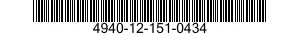 4940-12-151-0434 SHOP EQUIPMENT,UTILITY 4940121510434 121510434