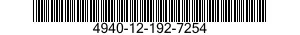 4940-12-192-7254  4940121927254 121927254