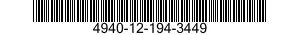 4940-12-194-3449 SHOP EQUIPMENT,UTILITY 4940121943449 121943449
