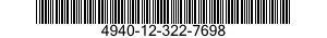 4940-12-322-7698 ADAPTER,TEST 4940123227698 123227698