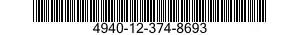 4940-12-374-8693 ADAPTER,TEST 4940123748693 123748693