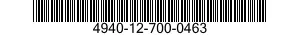 4940-12-700-0463  4940127000463 127000463