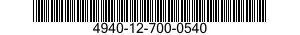 4940-12-700-0540  4940127000540 127000540