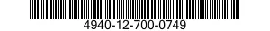 4940-12-700-0749  4940127000749 127000749