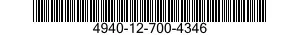 4940-12-700-4346  4940127004346 127004346
