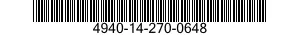 4940-14-270-0648  4940142700648 142700648