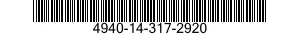 4940-14-317-2920  4940143172920 143172920