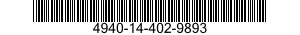 4940-14-402-9893 TEST SET,ELECTRONIC SYSTEMS 4940144029893 144029893