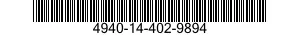 4940-14-402-9894 TEST SET,ELECTRONIC SYSTEMS 4940144029894 144029894