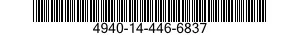 4940-14-446-6837 ADAPTER,TEST 4940144466837 144466837