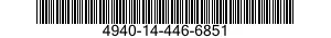 4940-14-446-6851 ADAPTER,TEST 4940144466851 144466851