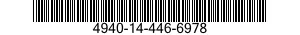 4940-14-446-6978 TEST PROGRAM SET 4940144466978 144466978