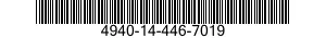 4940-14-446-7019 TEST PROGRAM SET 4940144467019 144467019