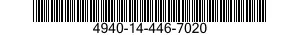 4940-14-446-7020 ADAPTER,TEST 4940144467020 144467020