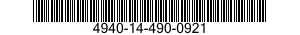 4940-14-490-0921 FIXTURE,TEST,MECHANICAL EQUIPMENT 4940144900921 144900921