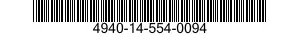 4940-14-554-0094 SHOP EQUIPMENT,ELECTRONIC EQUIPMENT 4940145540094 145540094