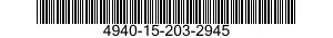 4940-15-203-2945 DOLLY,TEST EQUIPMENT 4940152032945 152032945