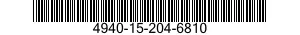 4940-15-204-6810 ATTREZZATURA OFFICI 4940152046810 152046810