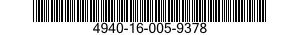 4940-16-005-9378  4940160059378 160059378