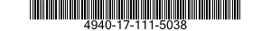 4940-17-111-5038 SERVICE KOFFER 4940171115038 171115038