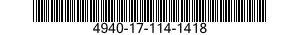4940-17-114-1418 SPUIT/SCHUURTAFEL 4940171141418 171141418