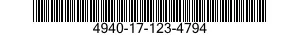 4940-17-123-4794 MODIFICATION KIT,MISCELLANEOUS MAINTENANCE AND REPAIR SHOP EQUIPMENT 4940171234794 171234794